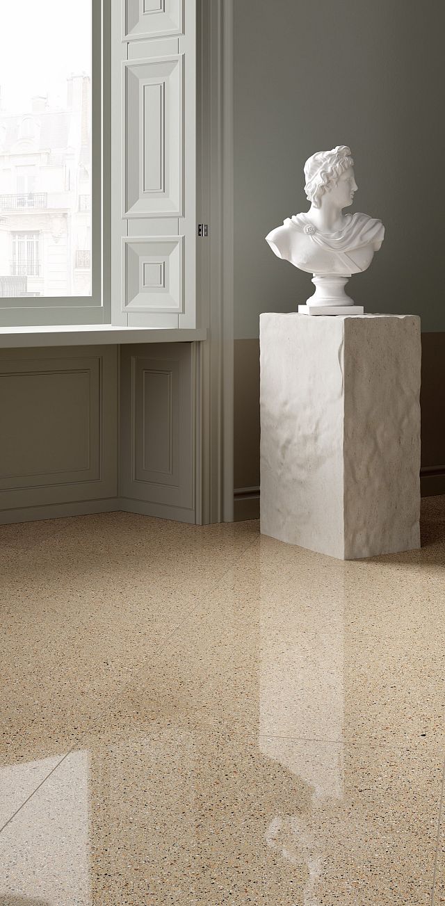 Veneziano Seminato Beige and Miele in Polished finish.jpg