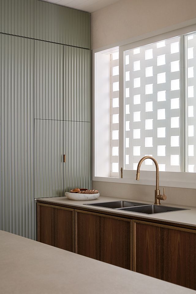 Artetech Beton White kitchen benchtops at House Bean designed by Lintel Studio. Photography by Luc Remond.jpg