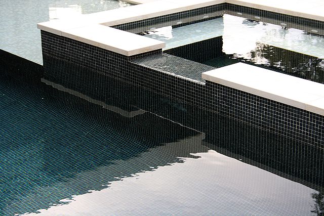 Vitro V11 pool with Isernia Sandblasted surround