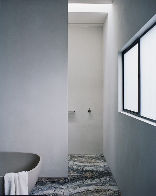 Dedalus bathroom floor. Interior Design by SJB, Andrew Parr, Nicky Bibo. Architecture by Wolveridge Architects. Photography by Derek Swalwell..jpg