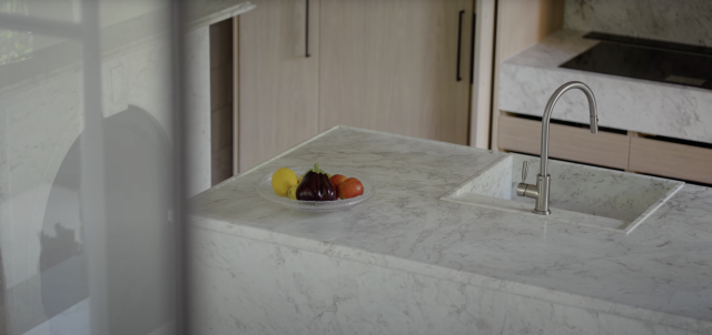 Selenis benchtop at East Melbourne Residence designed by Hecker Guthrie.png