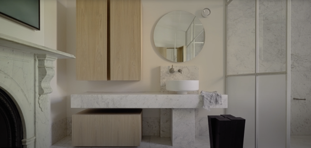 Agape Bjhon basin and Selenis stone at East Melbourne Residence designed by Hecker Guthrie.png