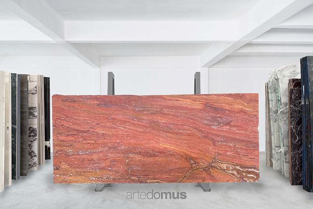 Travertine Rosso Slab Veincut Honed and Filled 20mm_05D.JPG